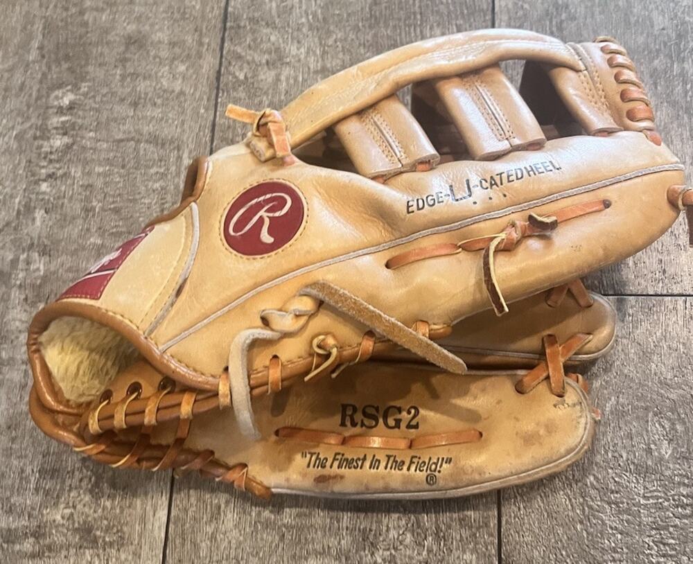 Rawlings RSG2 Super Size Vintage Leather Baseball Glove Edge -RH - 13 Inches